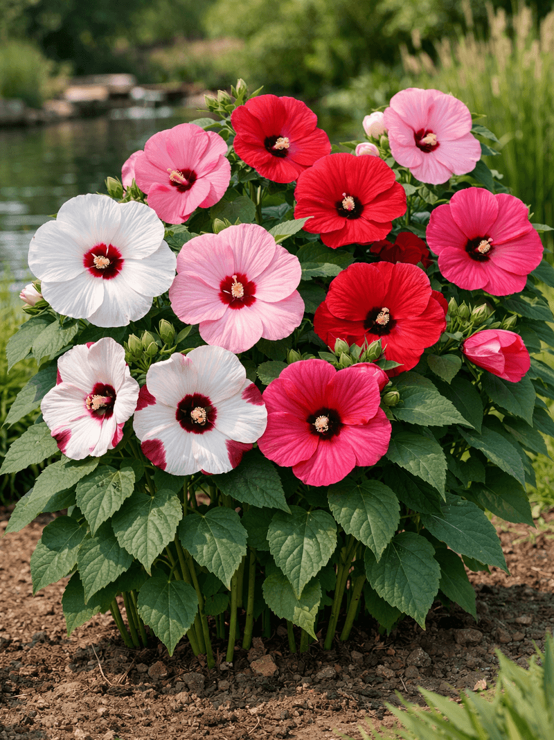 Hardy Hibiscus (Hibiscus moscheutos)