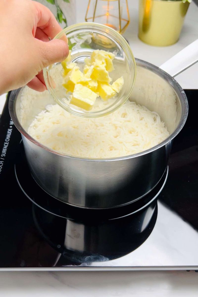 Stir in Butter or Olive Oil After Cooking