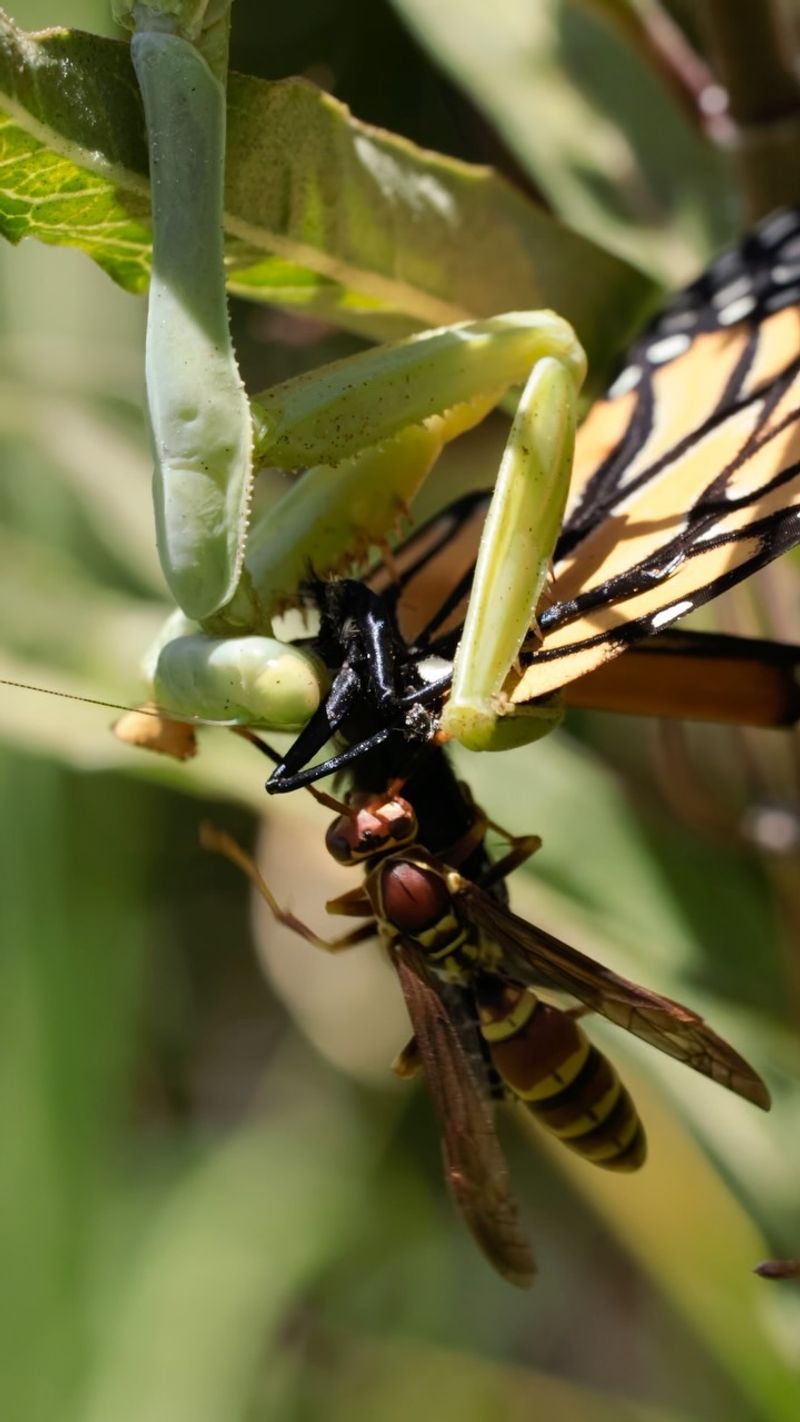 Its menu includes pests and the insects you want to keep