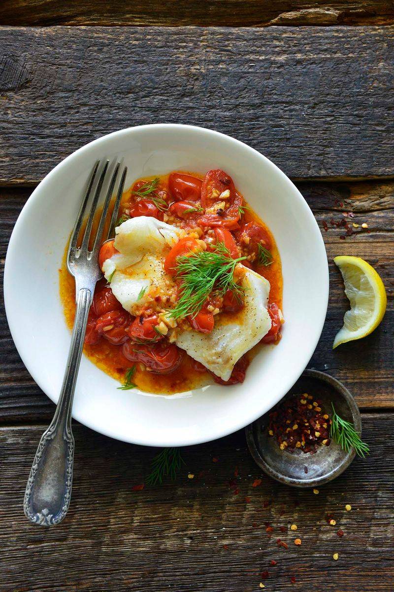 Tomato and Thyme Cod
