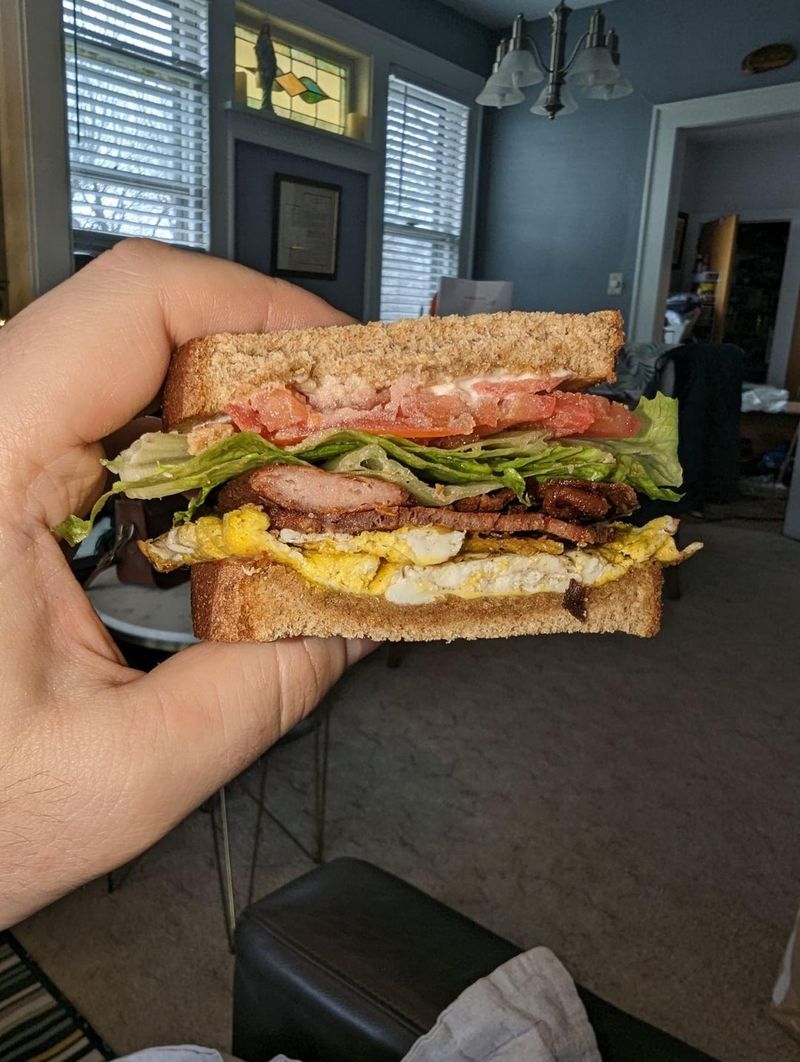 Spam Bacon BLT