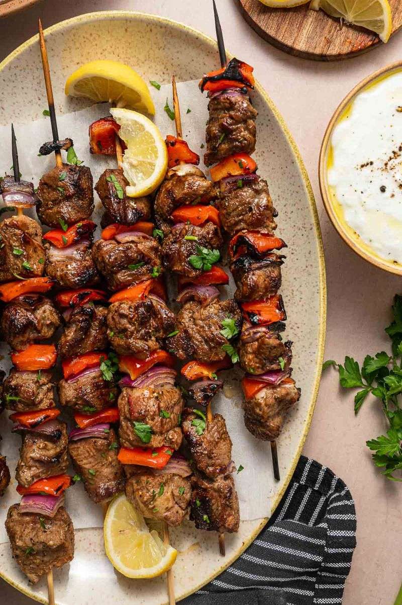 Grilled Lamb Kabobs