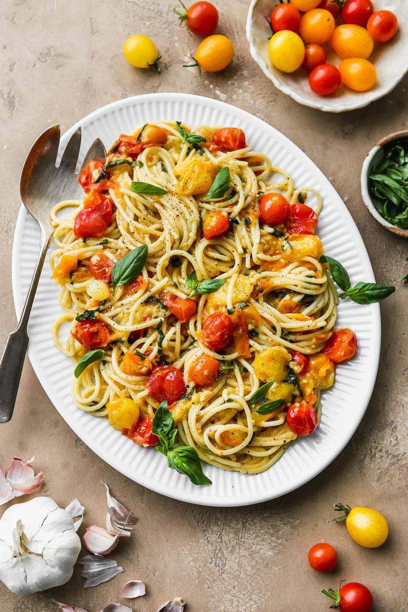 Roasted Cherry Tomato Pasta