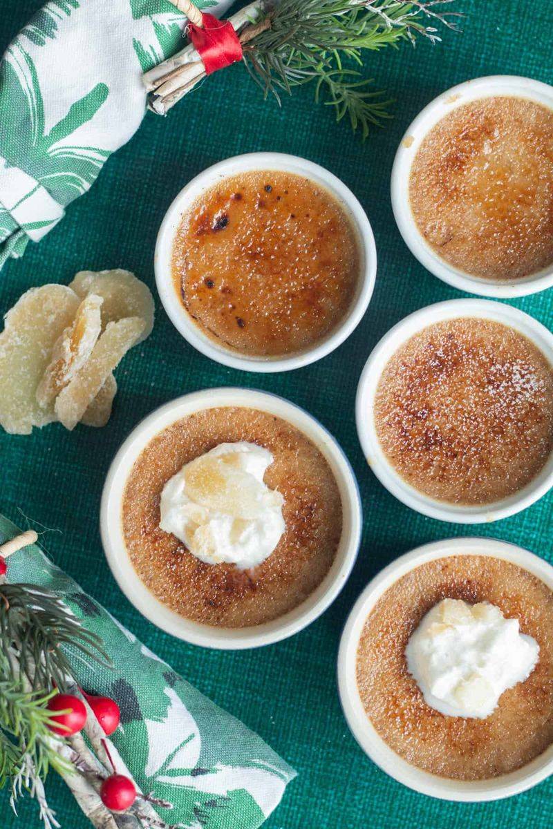 Gingerbread Creme Brulee