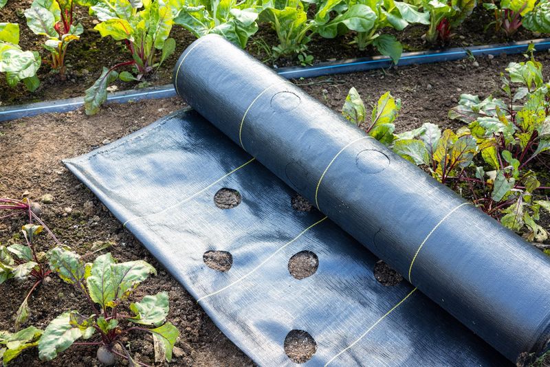 How landscape fabric delivers early coverage and later complications