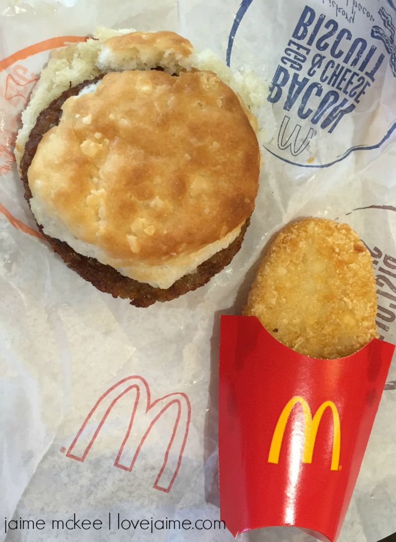 Connecticut: Sausage Biscuit With Hash Browns