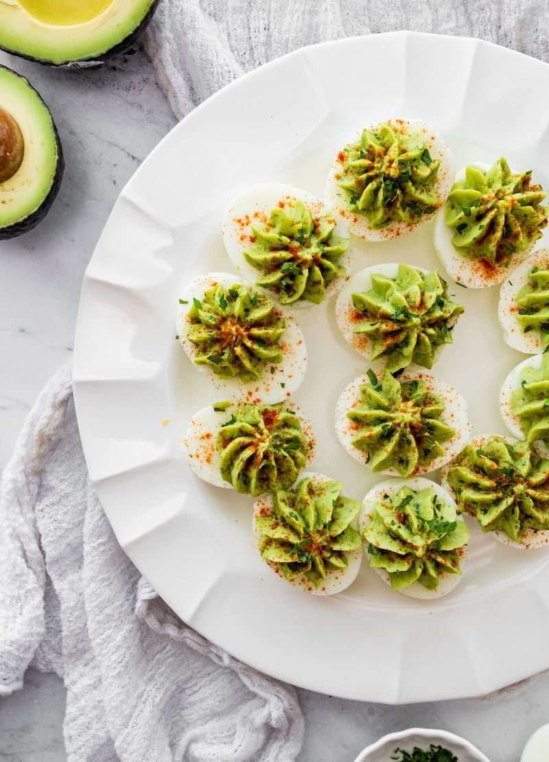 Avocado Deviled Eggs