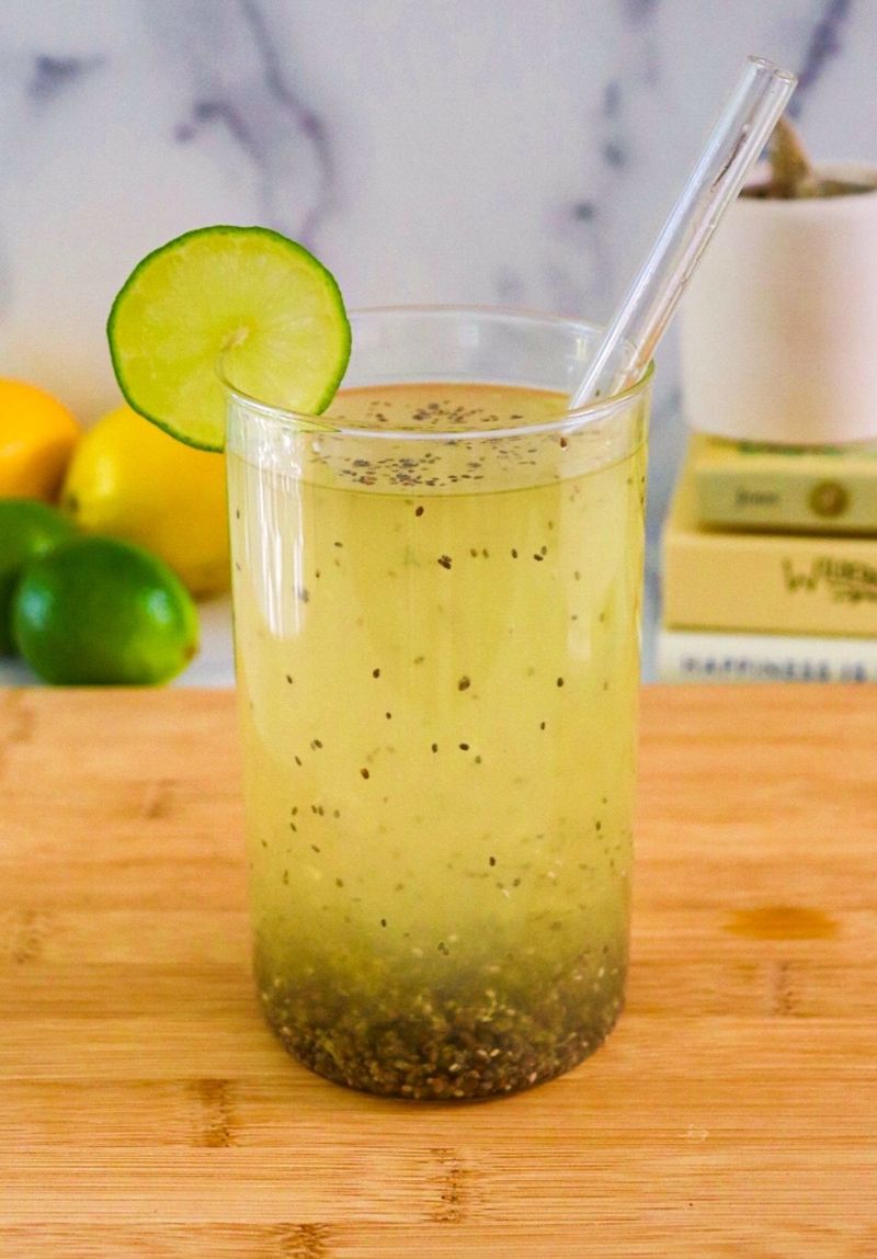 Juice-Soaked Chia Drink