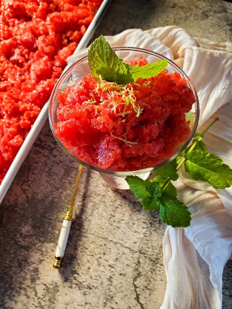 Strawberry Granita