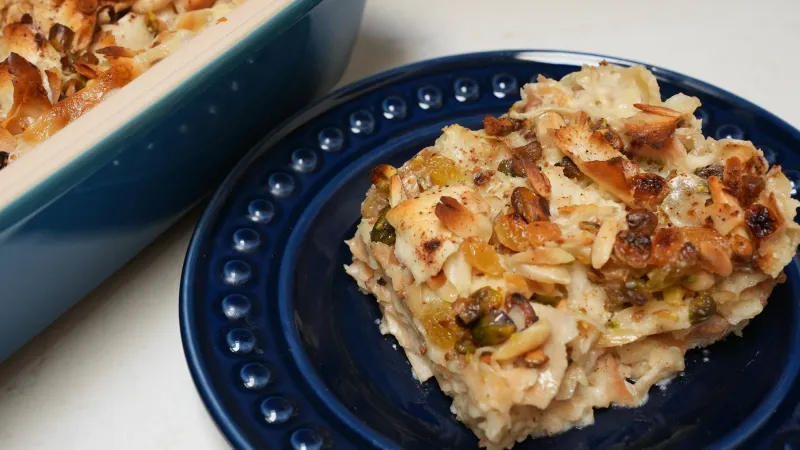 Sweet Savory Couscous with Raisins, Almonds, and Cinnamon