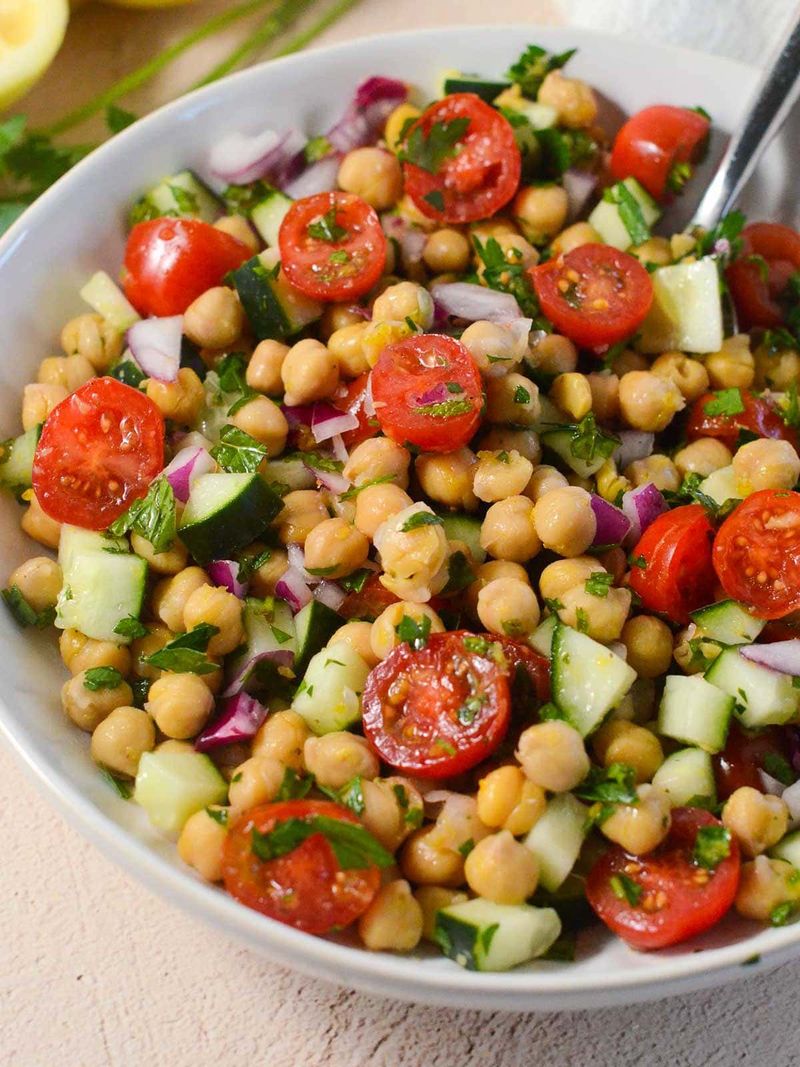 Lemony Chickpea Salad