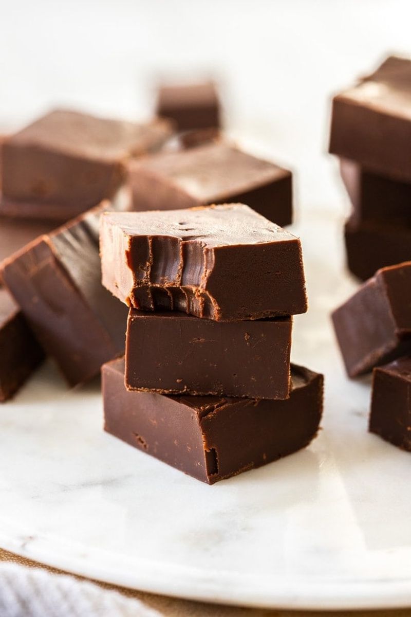 Dark Chocolate Truffle Fudge