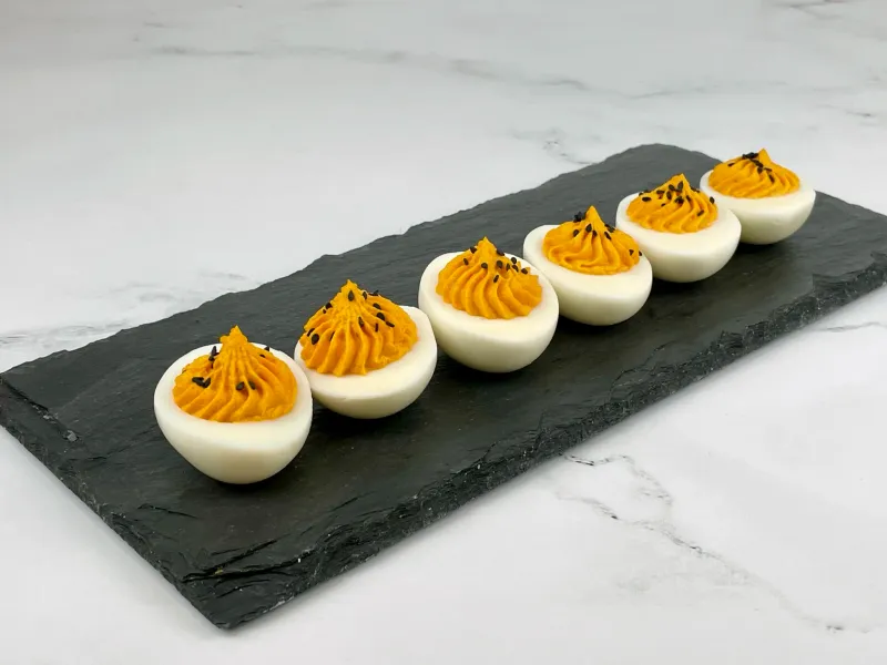 Sriracha Deviled Eggs