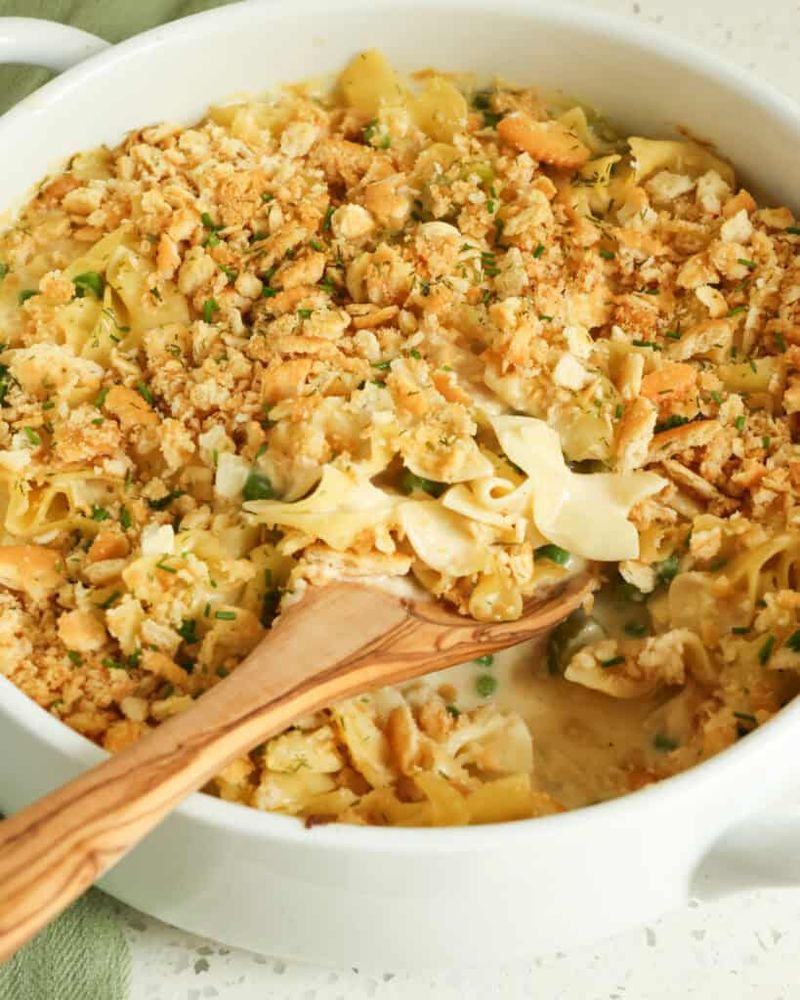 Tuna noodle casserole