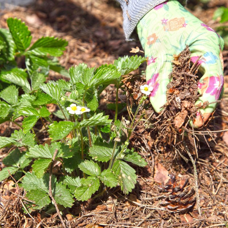 Winter mulch can protect strawberry plants where local conditions call for it