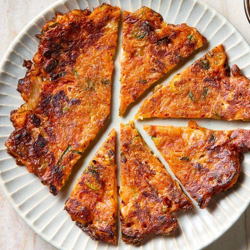 Kimchi Pancakes (Kimchi Jeon)
