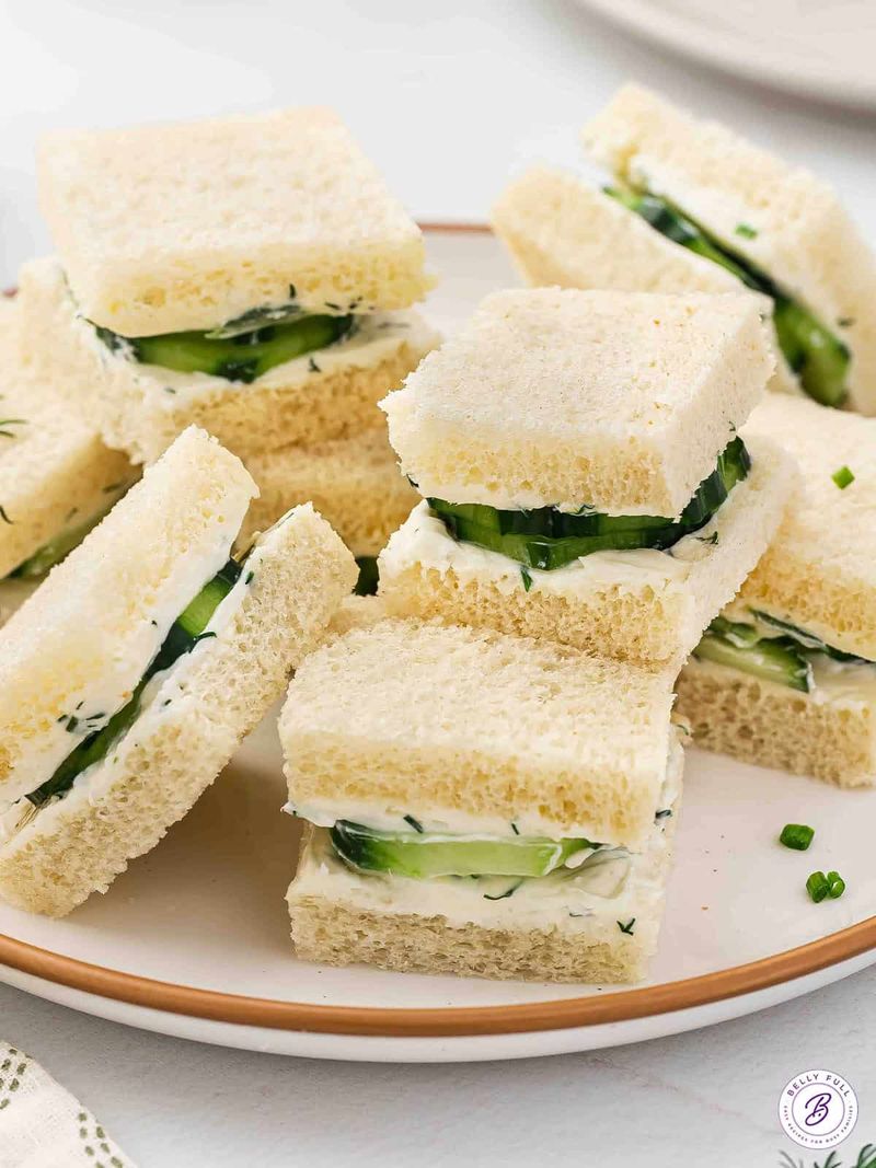 Tuna Salad and Cucumber Sandwiches