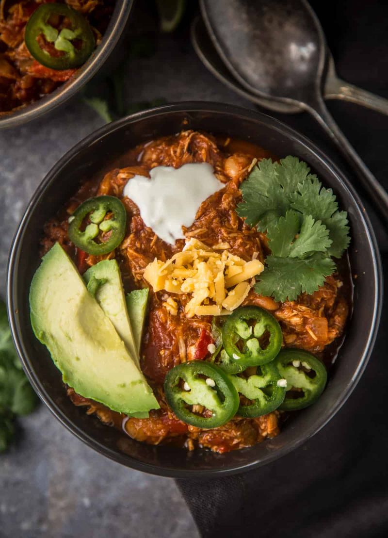 Smoky White Chicken Chili With Chipotle