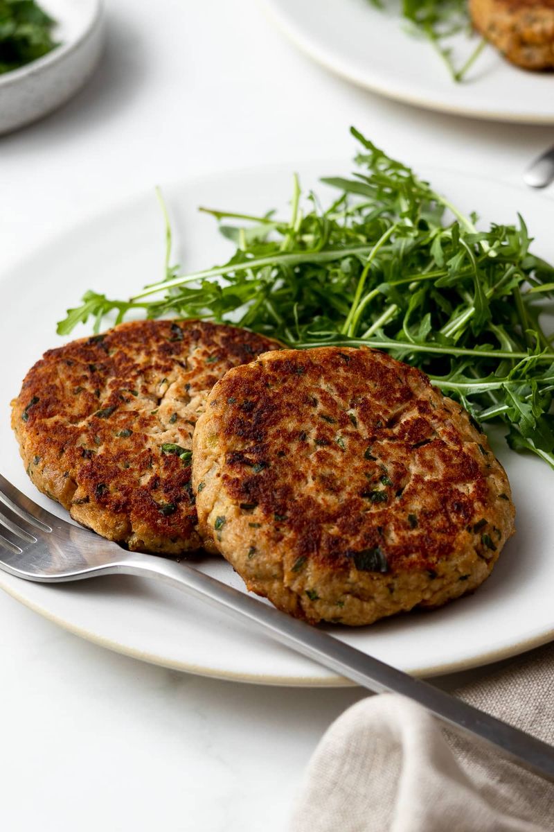 Chill tuna cakes before cooking