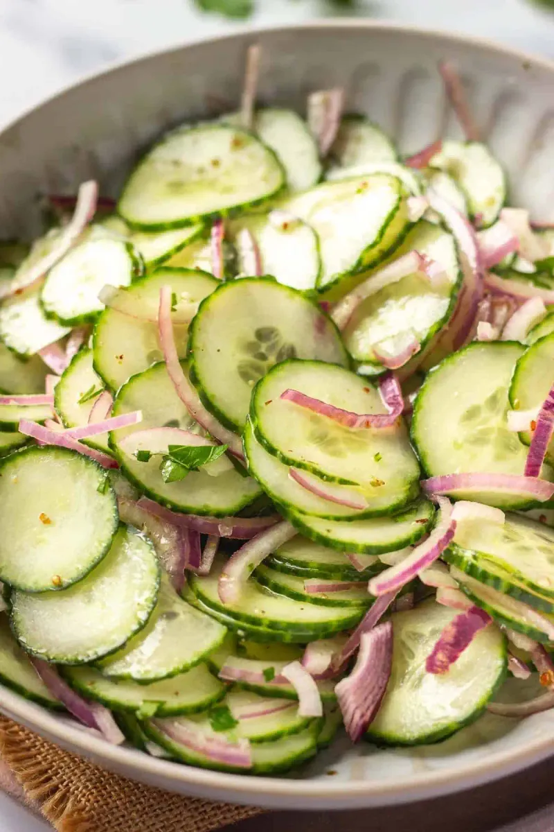 Baba's Ukrainian Cucumber Salad
