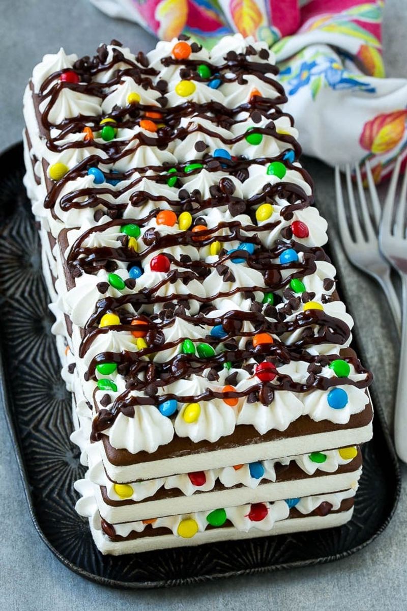Frozen Chocolate Sandwich Cake
