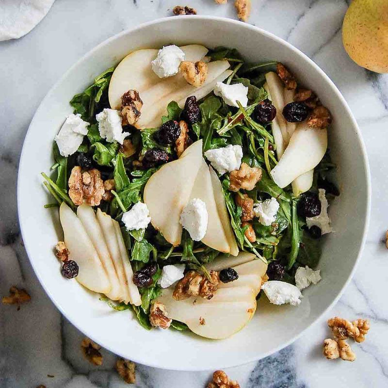 Arugula With Pear And Goat Cheese