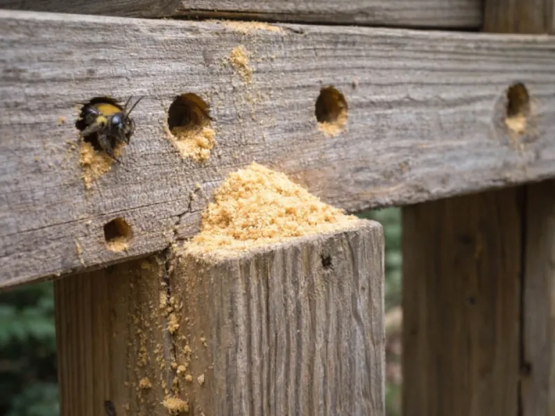 Why a railing can seem to become a drilling site overnight