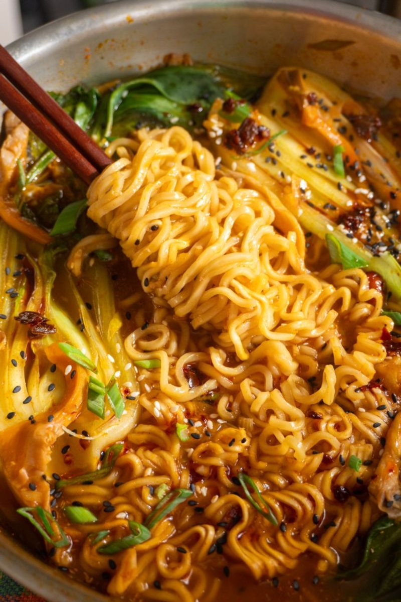 Spicy Ramen-Inspired Noodle Soup