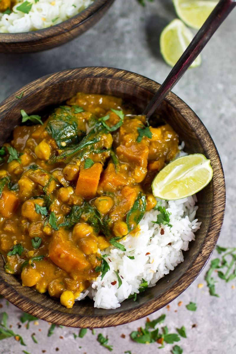 Sweet Potato Chana Masala
