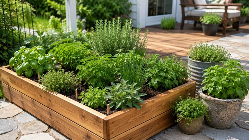 Build workable sections, containers, and watering controls