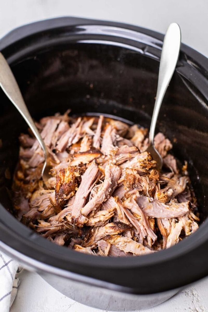 Slow Cooker Pulled Pork (No-Sugar Rub)
