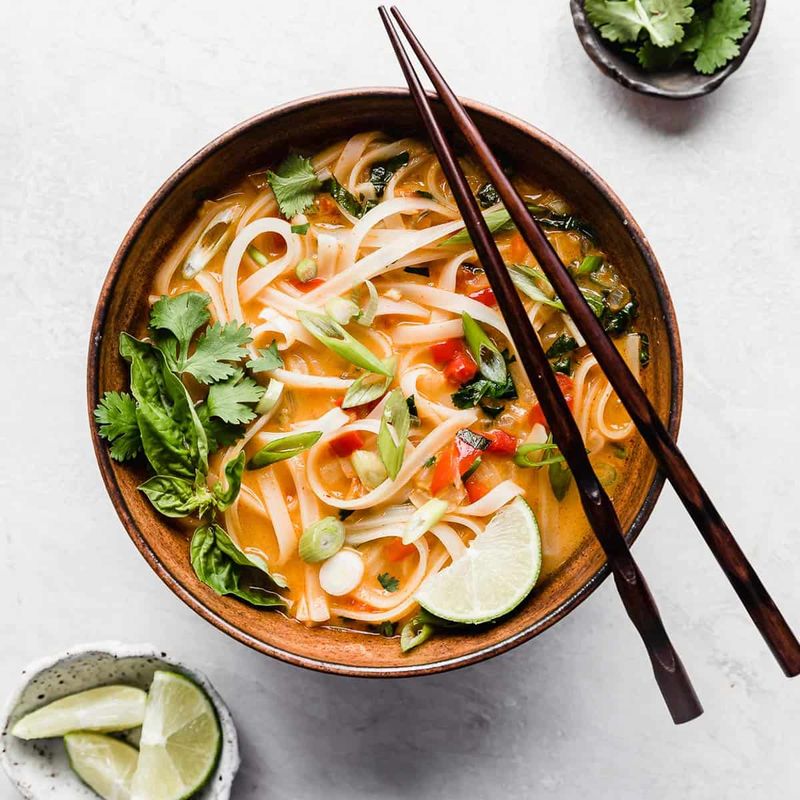 Thai Coconut Curry Noodle Soup