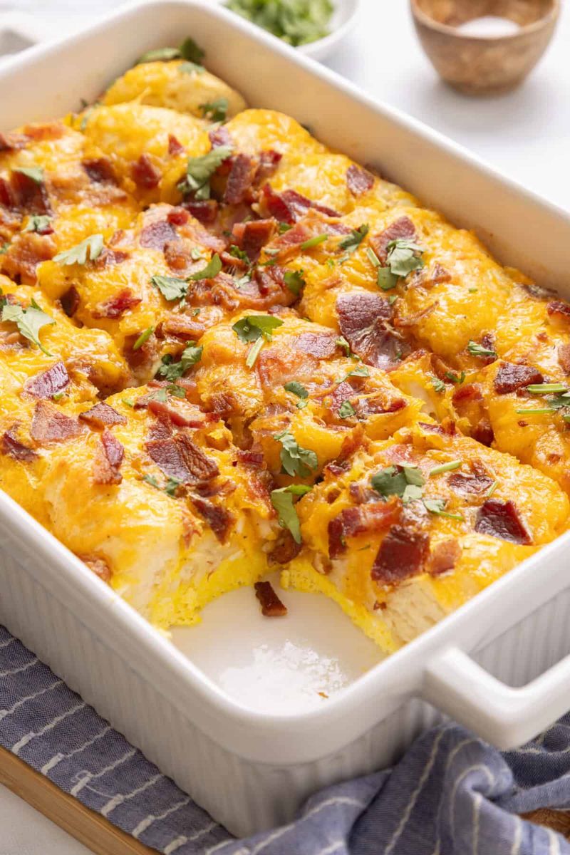 Canned Biscuit Breakfast Casserole