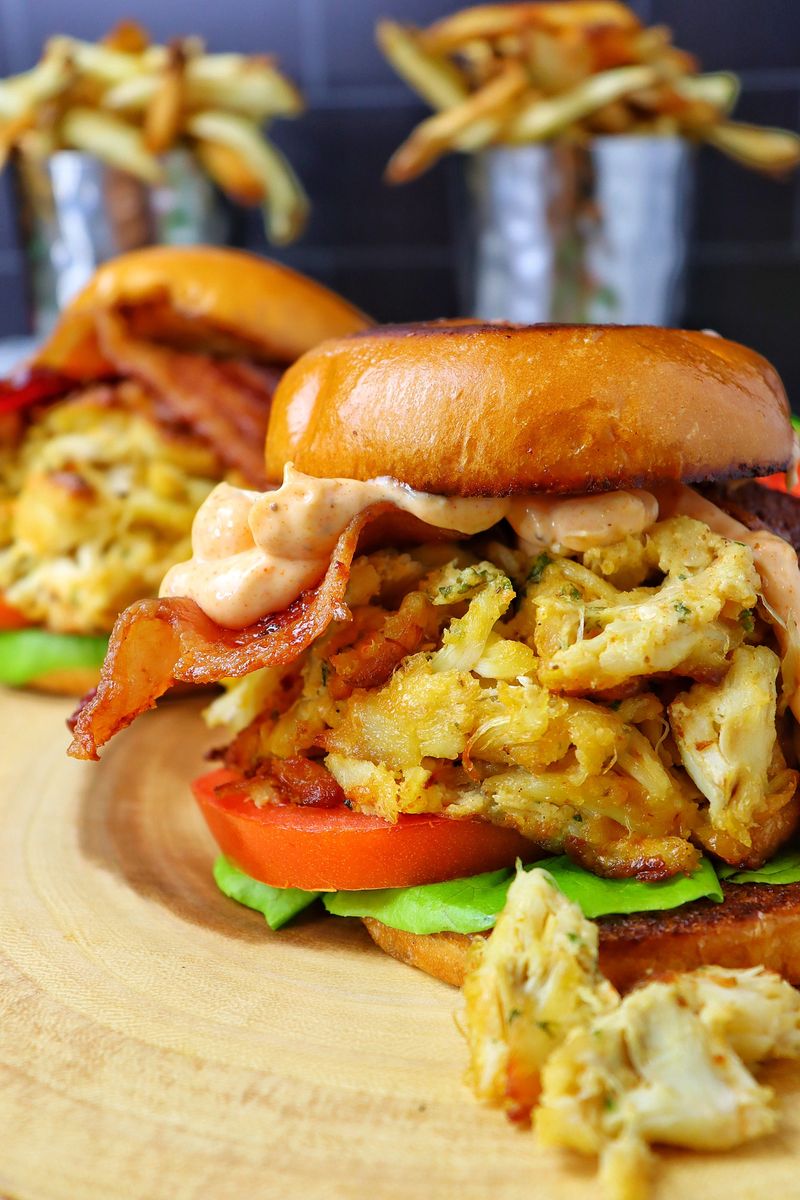Maryland: Bacon Crab Cake