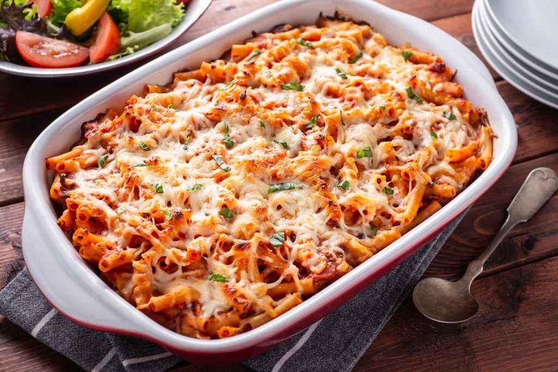 Baked Ziti-Style Pasta Casserole