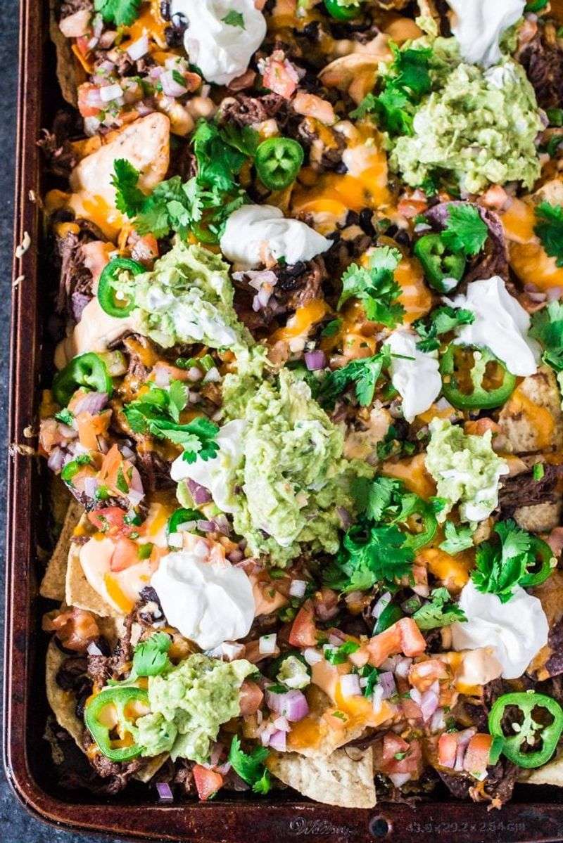 A great plate of nachos