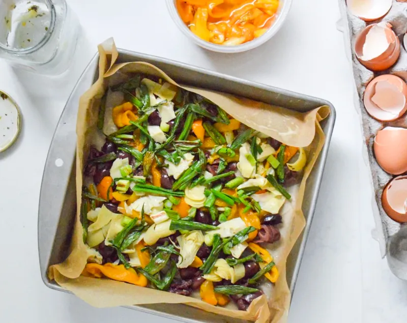 Leftover Fridge Clean-Out Frittata