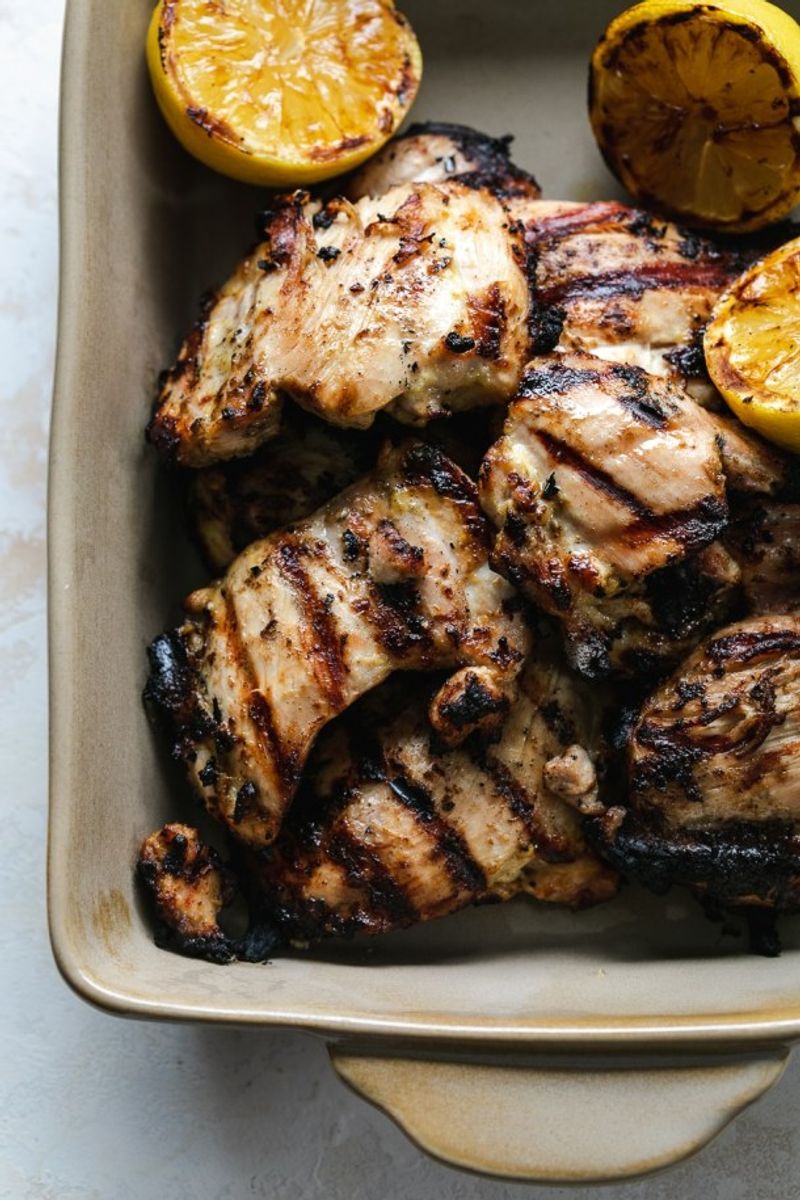 Mediterranean Grilled Chicken Thighs