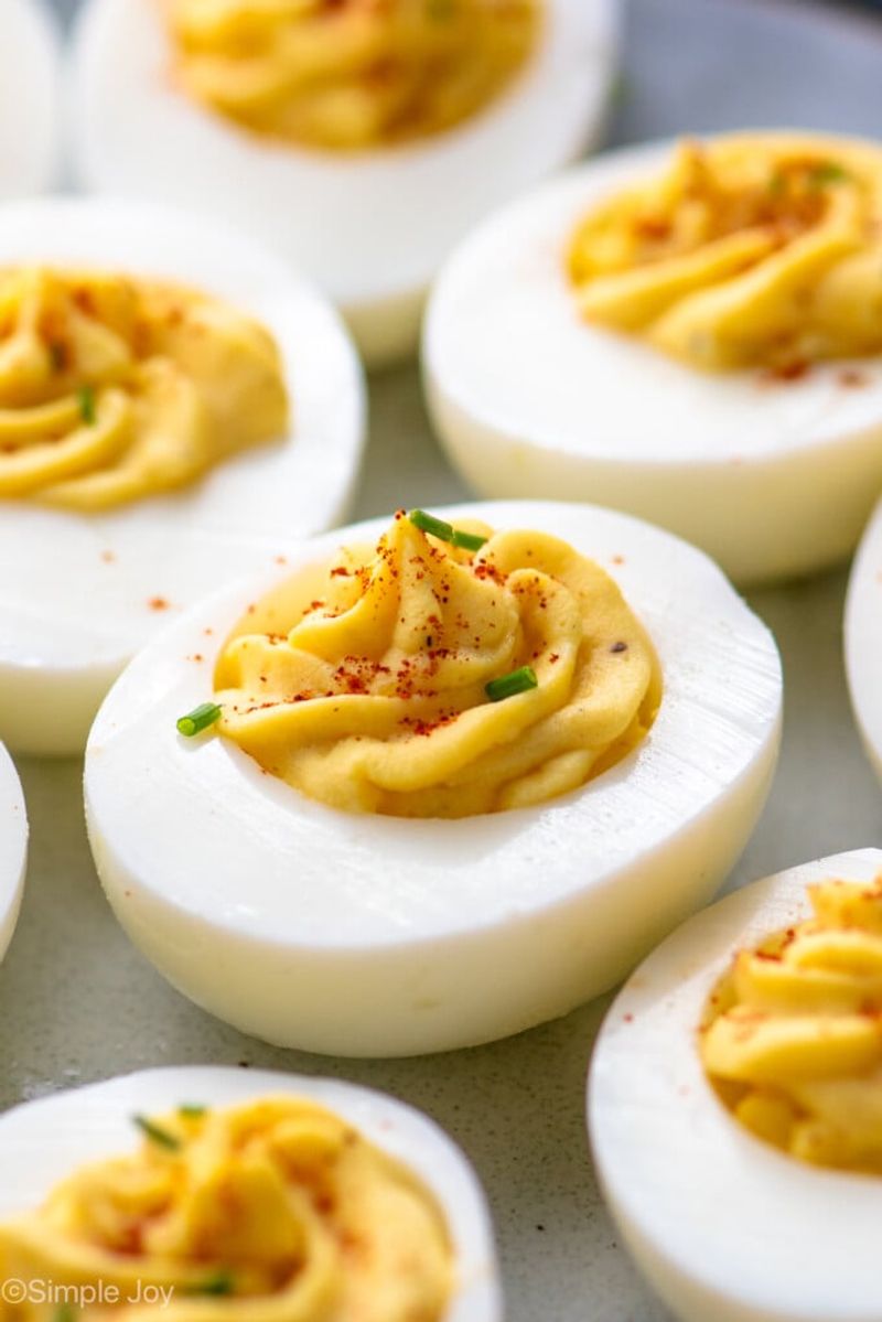 Deviled Eggs With Chives