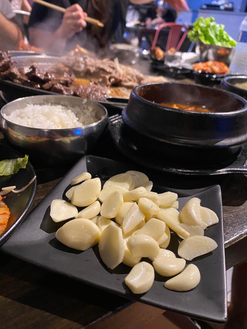 Expect plenty of garlic