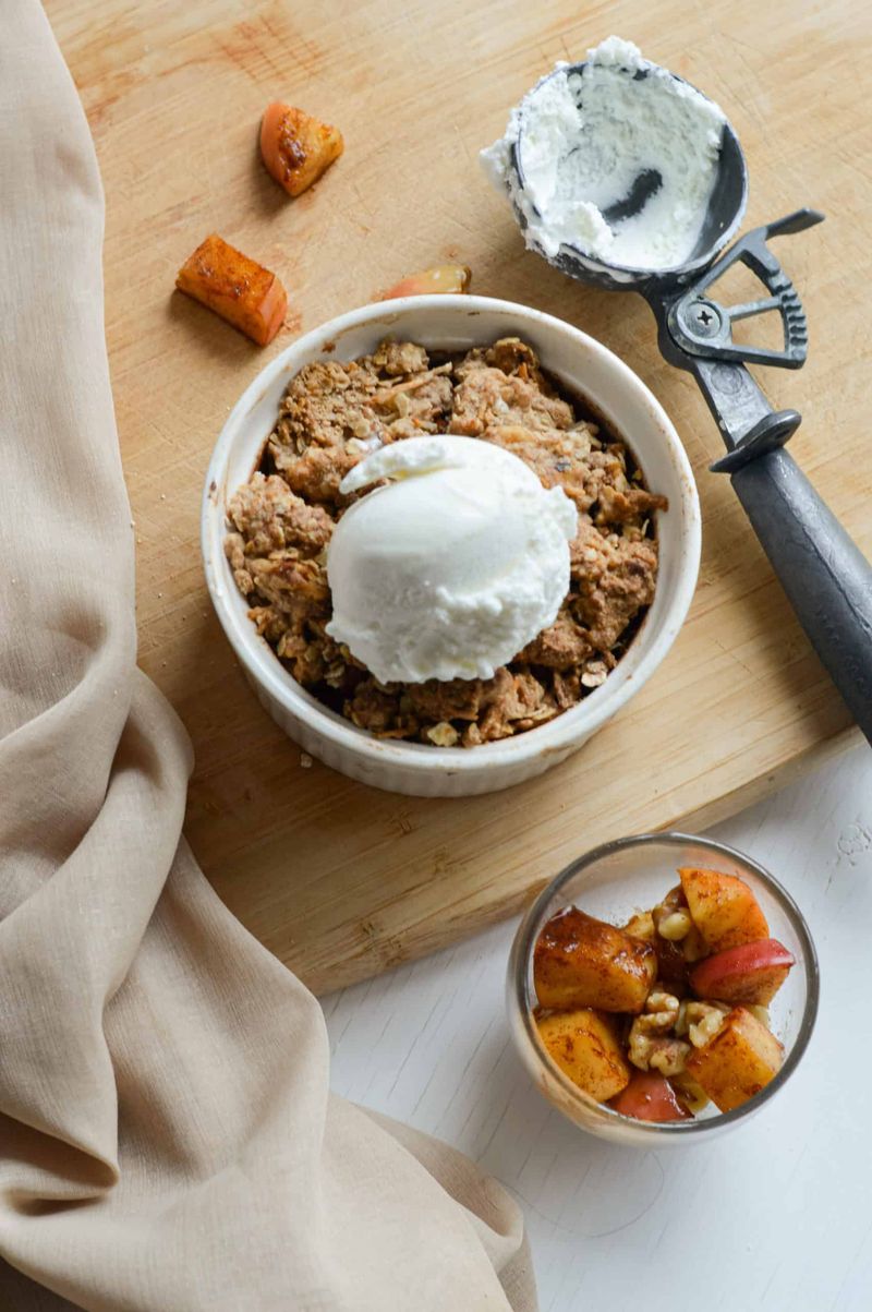 Air-Fried Fruit Crumble