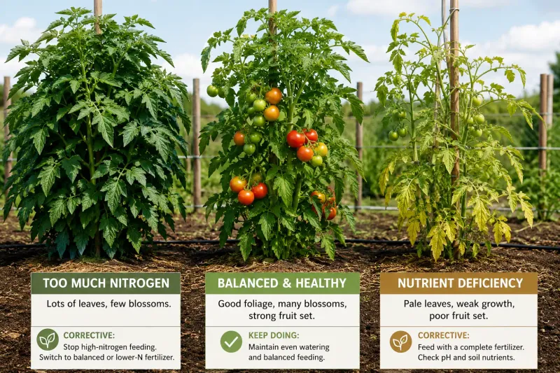 Pause nitrogen only when overfeeding looks plausible