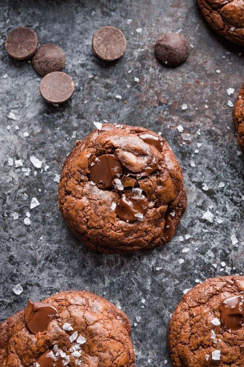 Salted Chocolate Cookies
