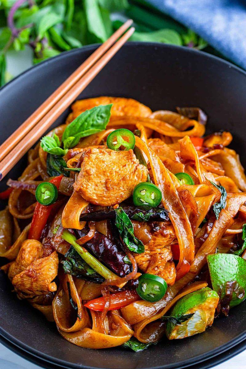 Drunken Noodles (Pad Kee Mao)