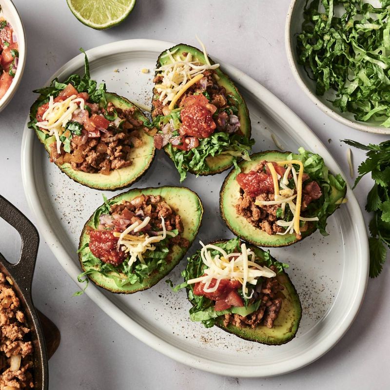 Taco Stuffed Avocados