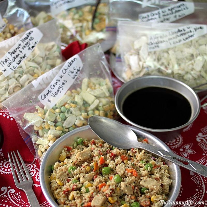 Use instant grains as a base