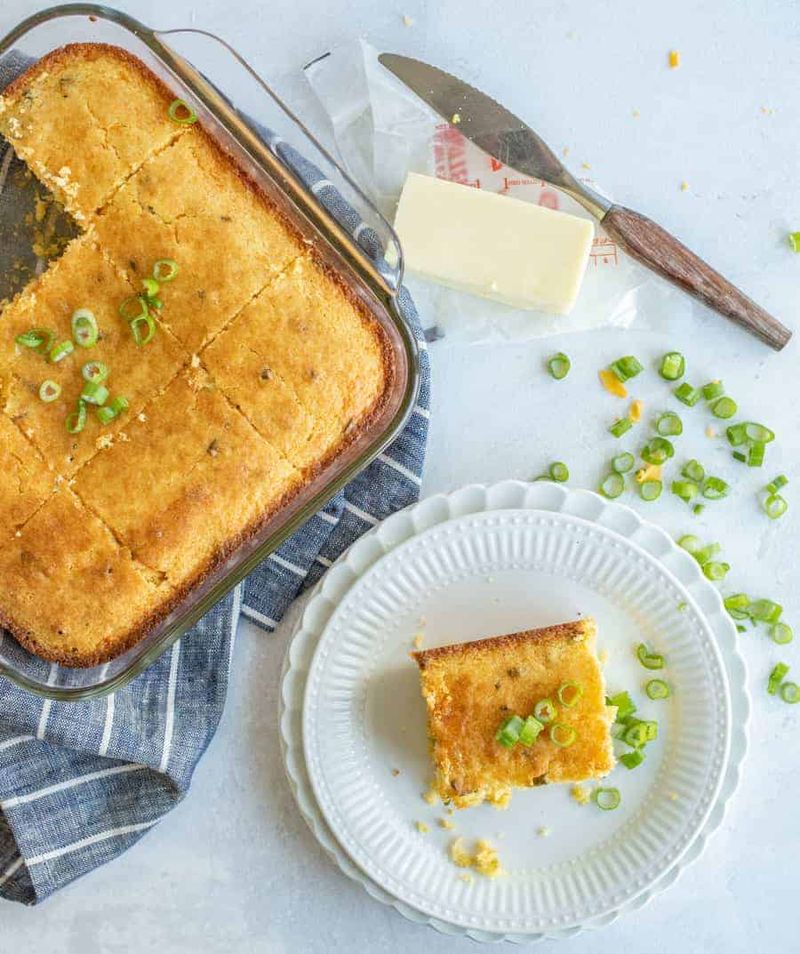 Bacon and Green Onion Cornbread