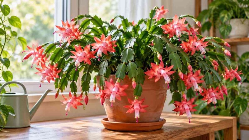 Keep watering steady and the pot well drained