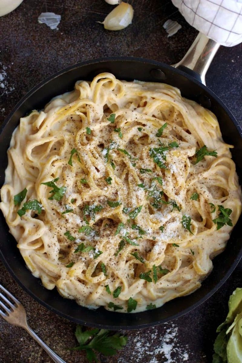 Vegan Fettuccine Alfredo