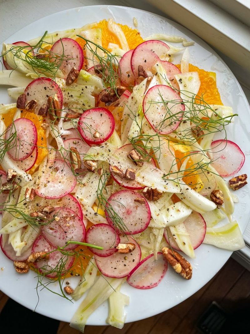 Radish and Fennel Citrus Salad